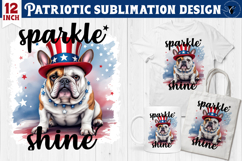Patriotic sublimation bundle | 4th of July | Dog clipart Product Image 14
