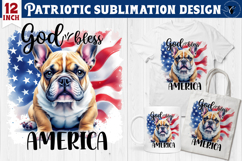 Patriotic sublimation bundle | 4th of July | Dog clipart Product Image 15