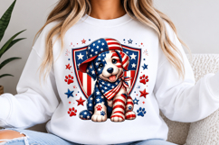 4th of July Dog Sublimation Shirt Design Product Image 3
