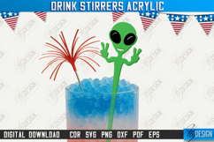 4th of July Sticks Stirring Drink | Drink Stirrers Acrylic Product Image 1
