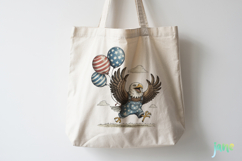 4th of July Eagles Clipart Product Image 3