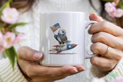 4th of July Eagles Clipart Product Image 4