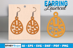 4th Of July Earring Lasercut File BUNDLES Product Image 11