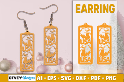4th Of July Earring Lasercut File BUNDLES Product Image 3