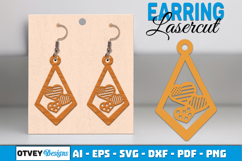 4th Of July Earring Lasercut File BUNDLES Product Image 13