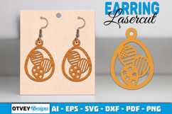 4th Of July Earring Lasercut File BUNDLES Product Image 9