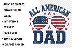 4th of July Father's Day Sublimation PNG Product Image 2