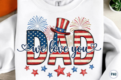 4th of July Father's Day Sublimation PNG Product Image 1
