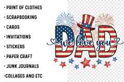 4th of July Father's Day Sublimation PNG Product Image 2
