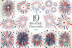 4th of July Fireworks Sublimation Product Image 1