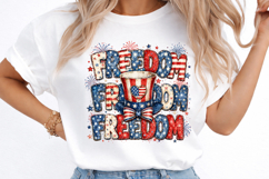 4th of July Freedom PNG, Patriotic Uncle Sam Hat Product Image 3