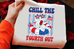 4th of July Funny Patriotic Alligator PNG Product Image 2