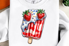 4th Of July Giftbox Sublimation Clipart Product Image 2