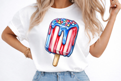 4th Of July Giftbox Sublimation Clipart Product Image 3