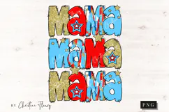 American Mama PNG | 4th Of July PNG Product Image 4