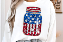 4th of July Glitter Rhinestone PNG Product Image 3