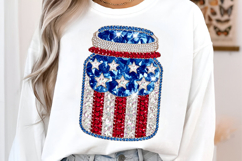 4th of July Glitter Rhinestone PNG Product Image 3