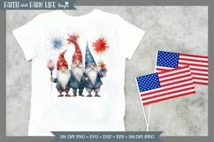 Patriotic Gnomes PNG/Jpeg Product Image 4