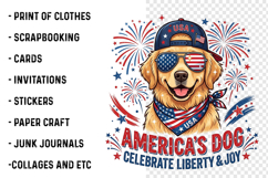 4th of July Sublimation PNG Product Image 3