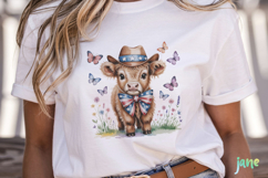 4th Of July Highland Cow Clipart Product Image 2