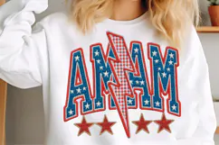 4th of July Mama Png, American Latch Hook Yarn Crochet Product Image 3
