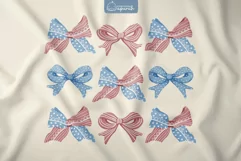 Coquette Cowgirl 4th of July Sublimation Design Product Image 1