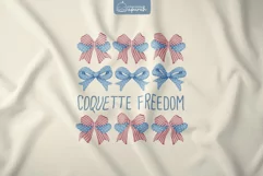 Coquette Cowgirl 4th of July Sublimation Design Product Image 1