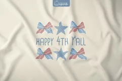 Coquette Cowgirl 4th of July Sublimation Design Product Image 1