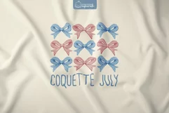 Coquette Cowgirl 4th of July Sublimation Design Product Image 1