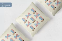 Coquette Cowgirl 4th of July Sublimation Design Product Image 2