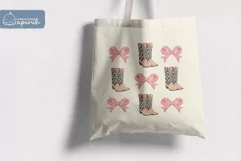 Coquette Cowgirl 4th of July Sublimation Design Product Image 3