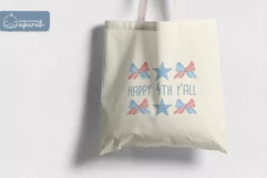 Coquette Cowgirl 4th of July Sublimation Design Product Image 3