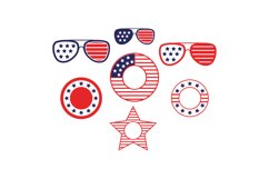 4th Of July Monogram Frames Product Image 1