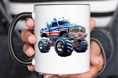 4th Of July Monster PNG Clipart Product Image 2
