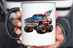 4th Of July Monster PNG Clipart Product Image 2
