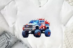 4th Of July Monster PNG Clipart Product Image 2