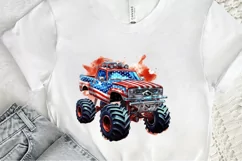 4th Of July Monster PNG Clipart Product Image 2