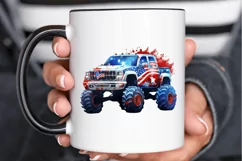 4th Of July Monster PNG Clipart Product Image 3