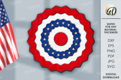 4th of July party decors Bundle Laser Cut Product Image 6