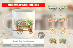 Mug Wrap 4th of July Parade Product Image 1