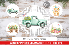 Wind Spinner 4th of July Parade Product Image 1