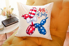 4th of July Patriotic Balloon Dog PNG Product Image 4