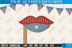 4th of July Photo Booth Props Laser Bundle, Patriotic Party Product Image 5