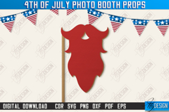 4th of July Photo Booth Props Laser Bundle, Patriotic Party Product Image 9