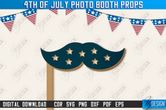 4th of July Photo Booth Props Laser Bundle, Patriotic Party Product Image 16