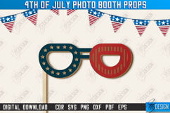 4th of July Photo Booth Props Laser Bundle, Patriotic Party Product Image 21