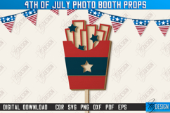 4th of July Photo Booth Props Laser Bundle, Patriotic Party Product Image 23