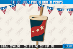4th of July Photo Booth Props Laser Bundle, Patriotic Party Product Image 24