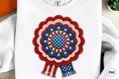 4th of July Png, Faux Yarn USA Product Image 1