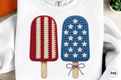4th of July Png, Faux Yarn USA Product Image 1